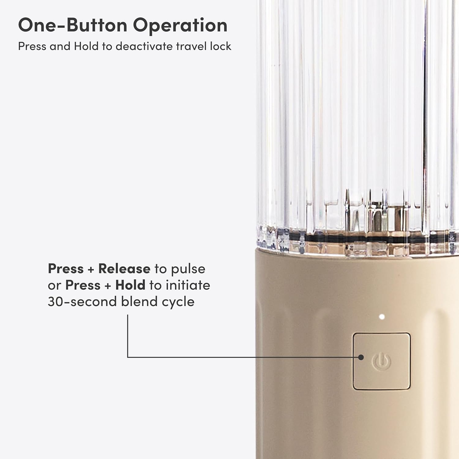 BEAST GO motor base with blade cover for safe storage