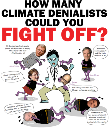 How many climate deniers could you fight off? A quizzical review
