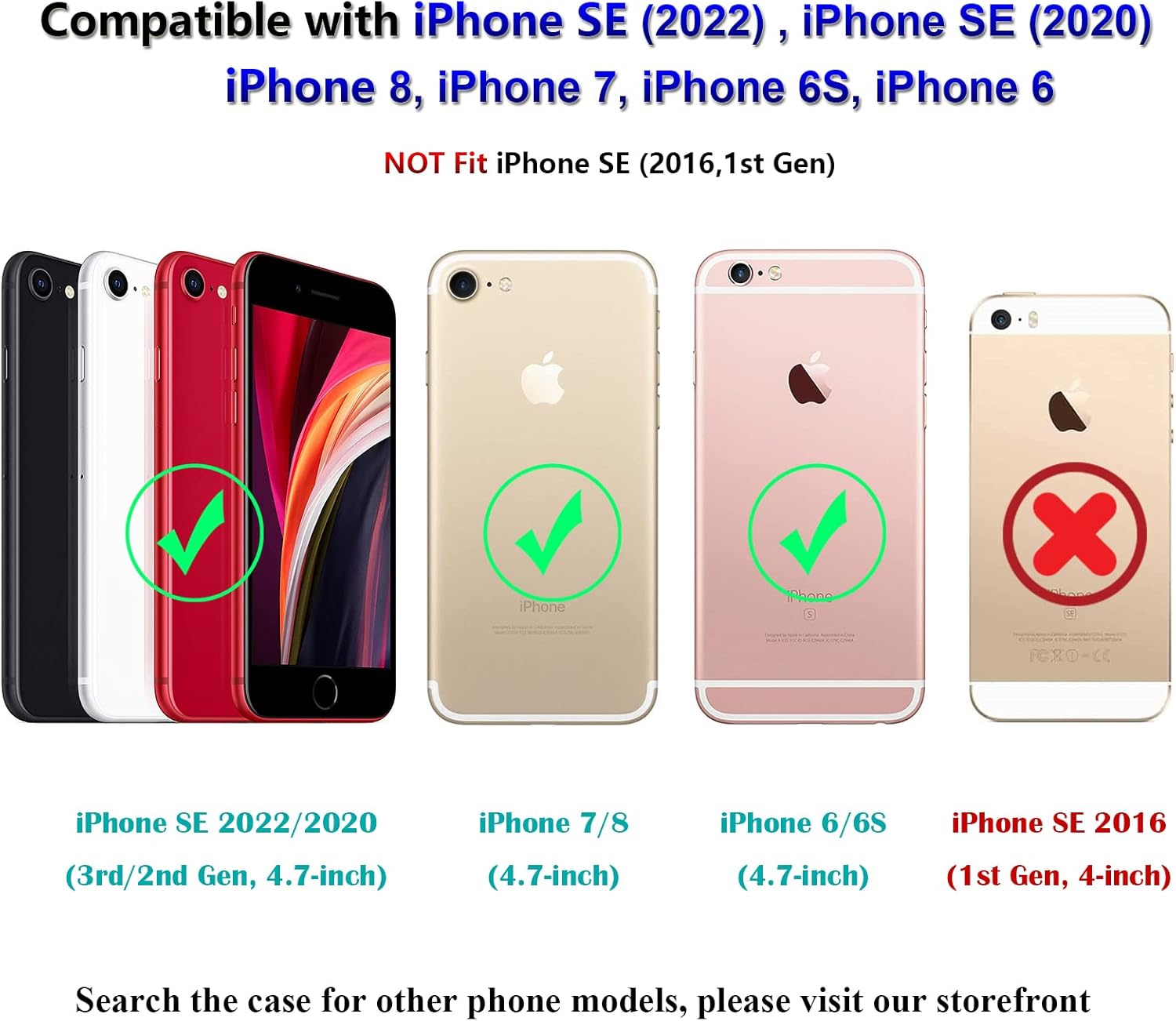 JIAXIUFEN Compatible with iPhone SE 2022 Case,iPhone SE 2020 Case, Gold Sparkle Glitter Marble Desgin Slim Shockproof Flexible Cover Phone Case for iPhone 6/6s/7/8/SE Pink Purple - Image 7