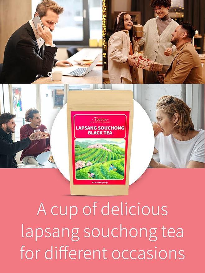 Té Negro Lapsang Souchong en Hojas Sueltas 228g miniatura 7