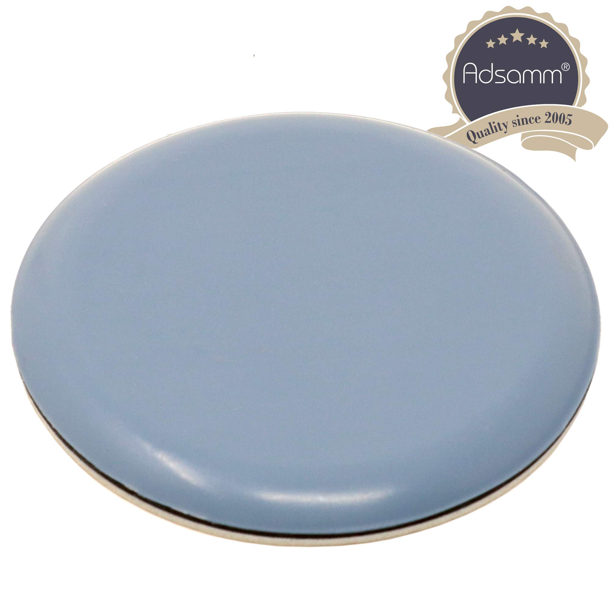 Adsamm 4 x PTFE Glides 2 36 60 mm Grey-Blue Round Premium Quality self-Adhesive Furniture Sliders by Adsamm — view 3
