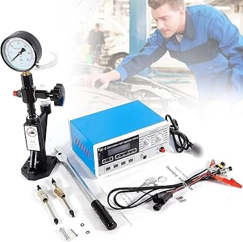 Multifunction Common Rail Injector Tester+S60H Nozzle Validator,Injector Check Device, Injection Tool, for Electromagnetic Injectors