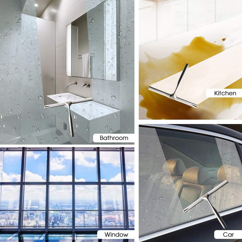 YAHENLI Replacement Silicon Rubber Squeee Blade, 10 Inch