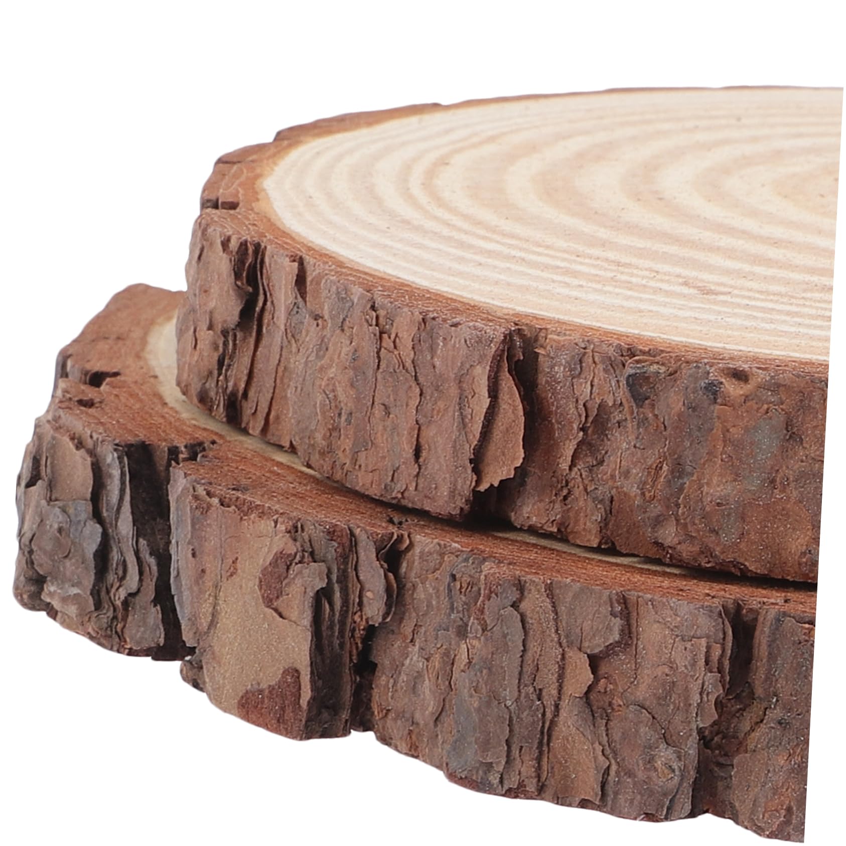 2piezas Piedras De Jardín De Madera Para Decoración Exterior Adoquines De Madera Para y Jardines Diseño Artesanal Elegante y Delicado Para Decorar Patios y Céspedes