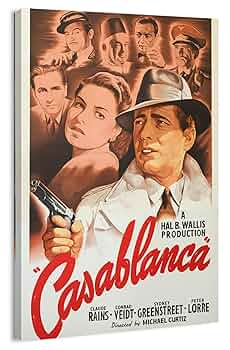1940 Wood Frame Vintage Poster カサブランカ 1940 Wood Frame Vintage Poster カサブランカ - メルカリ