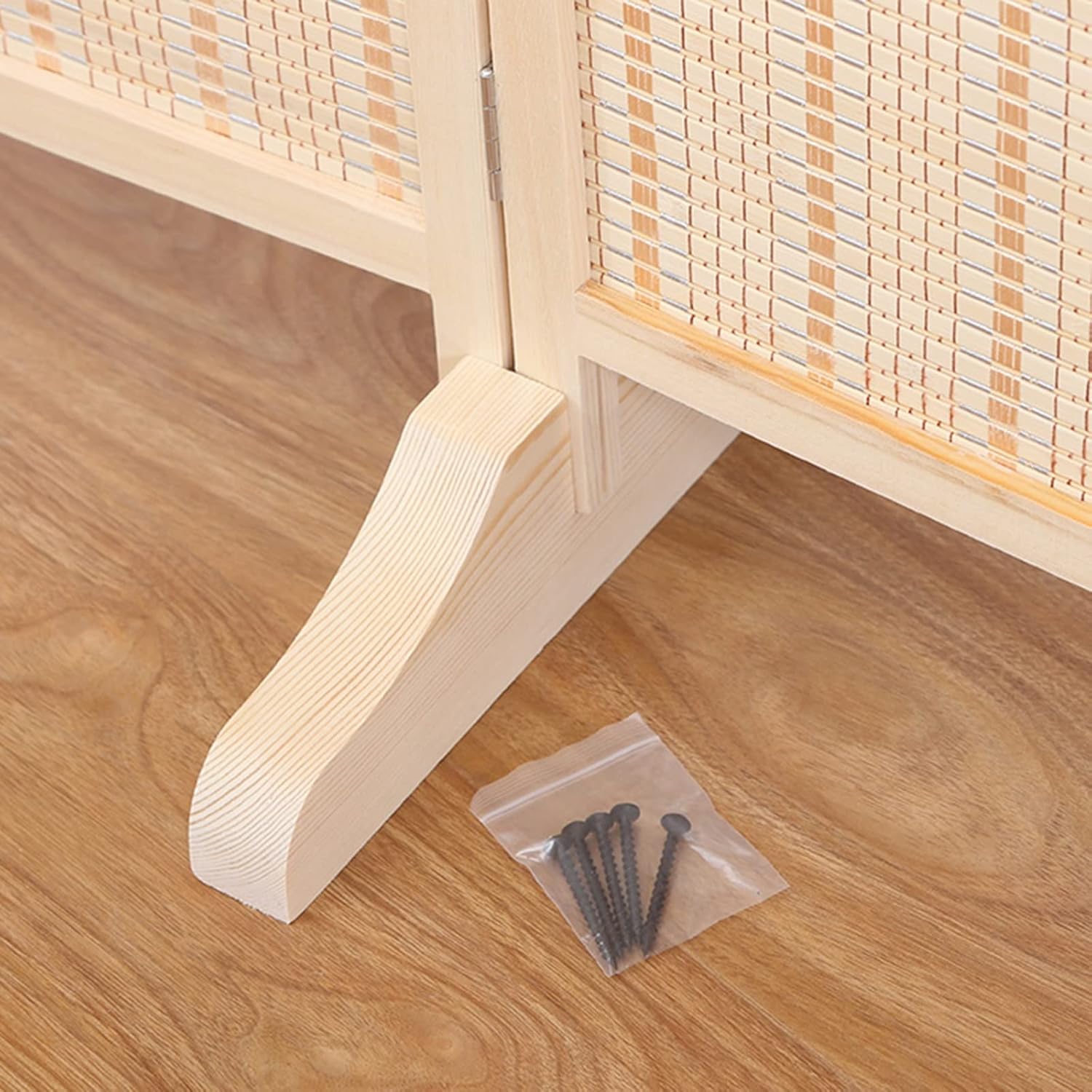 76" 70" 66" 60" 50" Divider Screens Free Standing 3 4 5 6 8 Panel, Foldable Room Partition Privacy Wall for Office Rooms, Studio Apartment and Basement (Color : 4 Panel, Size : T