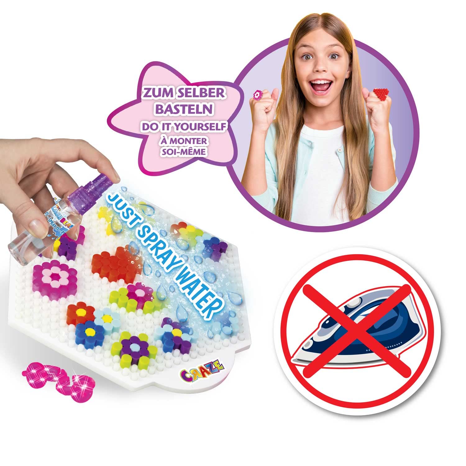 Hacer Pulseras Kit Manualidades Splash Beadys 200 Perlas De Agua