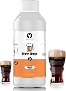 Dolce Flav Root Beer Extract – 8 Ounce Oil-Soluble Kosher, Sugar-Free, Concentrated Classic Root Beer Flavoring for Baking, Chocolates & Desserts