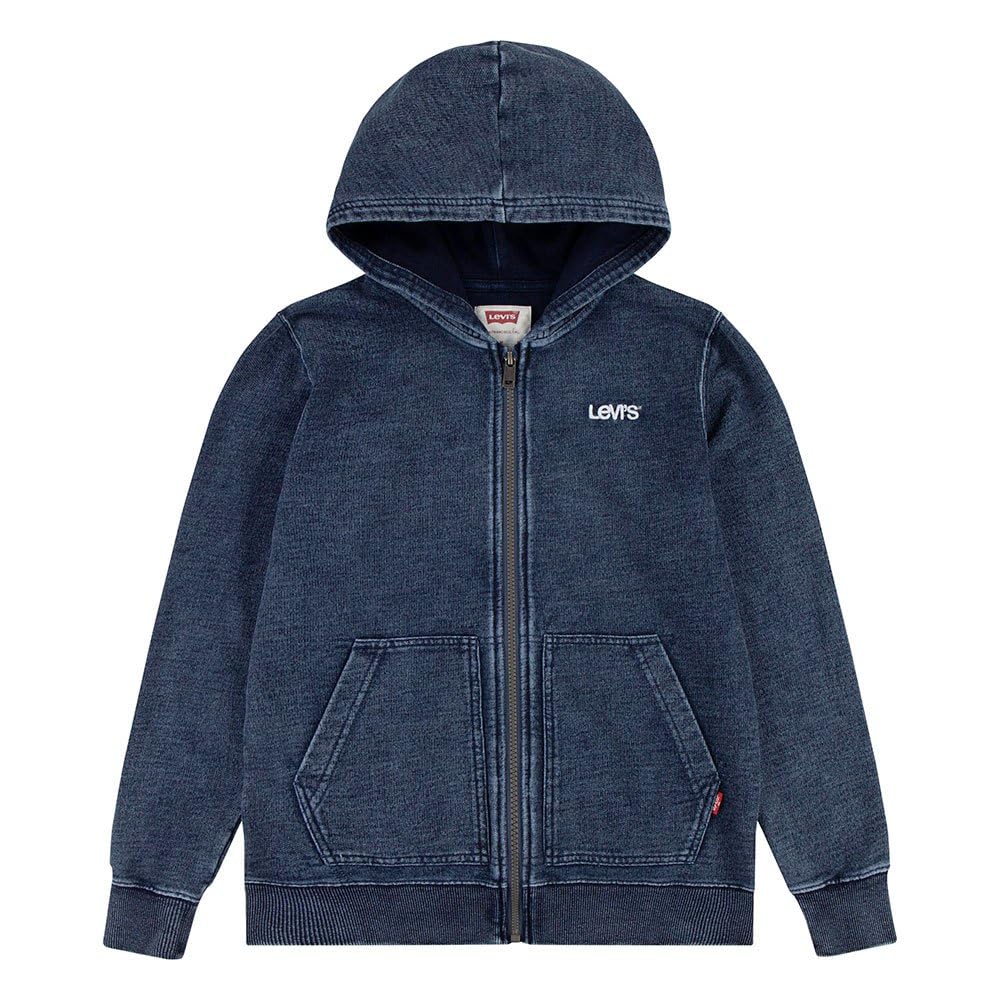 Sweat zippé Levi's garçon indigo idéal pour la récréation et les sorties - 5
