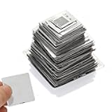 130pcs BGA Reballing Rework Stencils Kit, Heat Resistant Steel Mesh Set,bga reballing Stencil Ideal for Laptop, Desktop, Communication Main Board