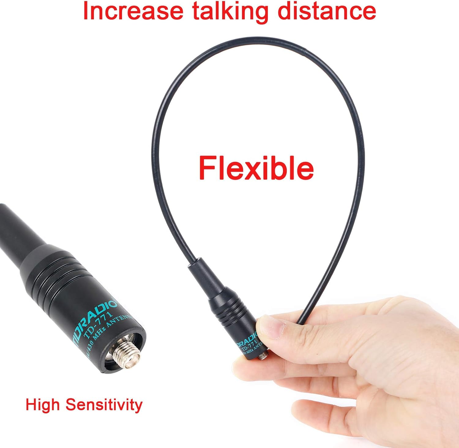 TIDRADIO AirBand Antenna demonstrating flexibility and high sensitivity