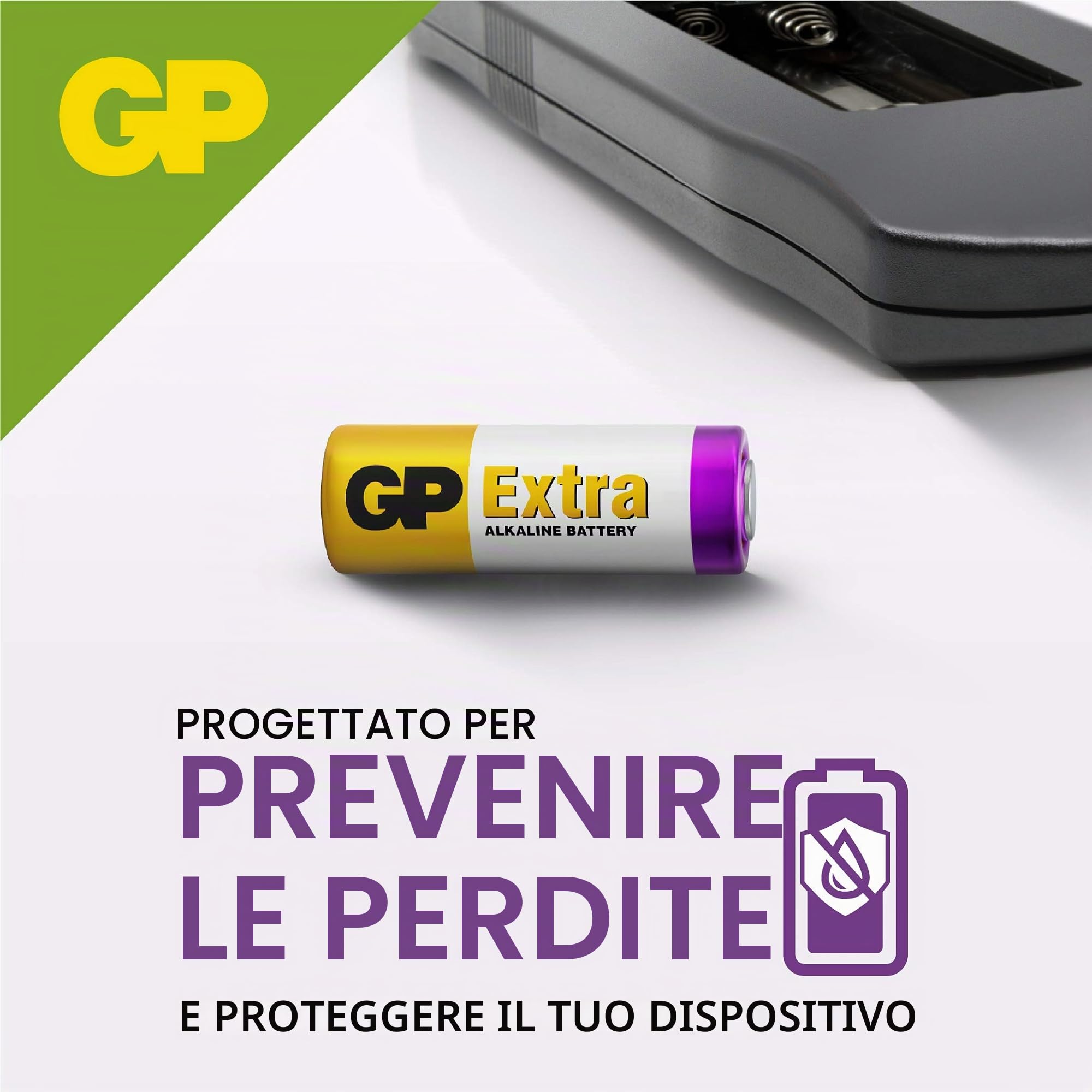 23A 12V - Set da 10 Batterie | GP Extra | Pile Alcaline Specialistiche MN21 / A23 / 23AE / 23 A da 12 Volt - Lunga Durata