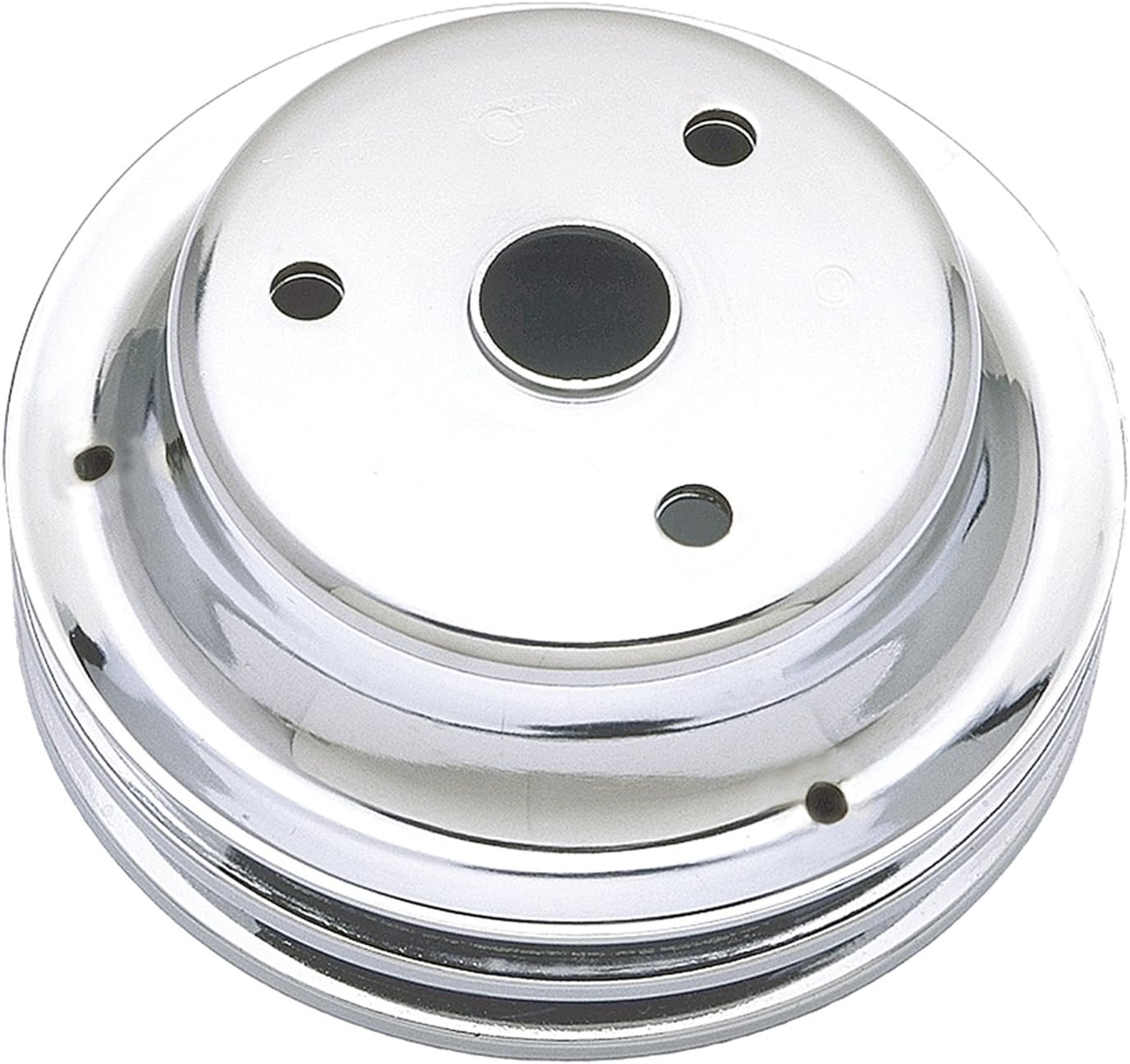 Trans-Dapt 9607 Chrome Crankshaft Pulley