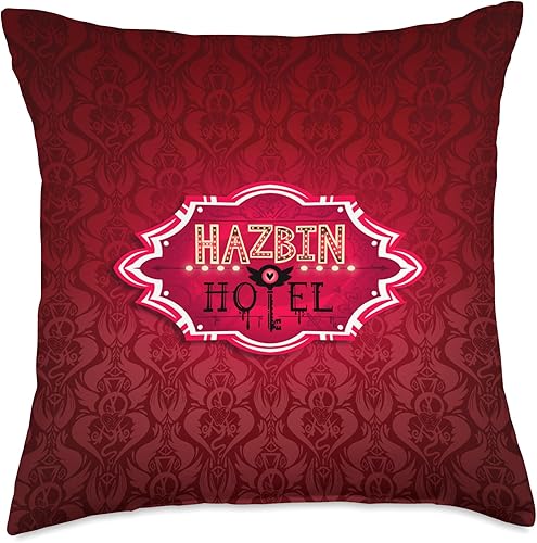 Hazbin Hotel - Almohada con logo