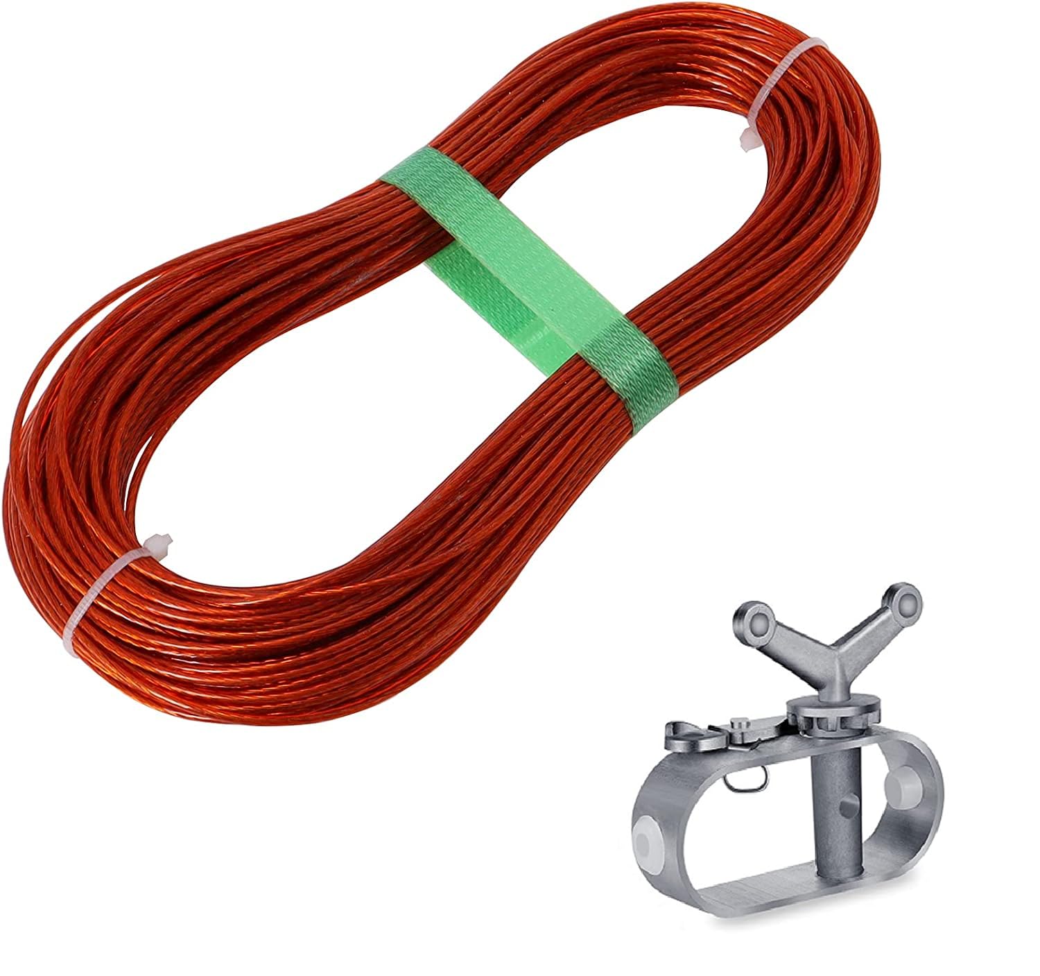 Buy VikeNd Swimming Pool Cover Cable Winch Kit 130ft PlasticCoated