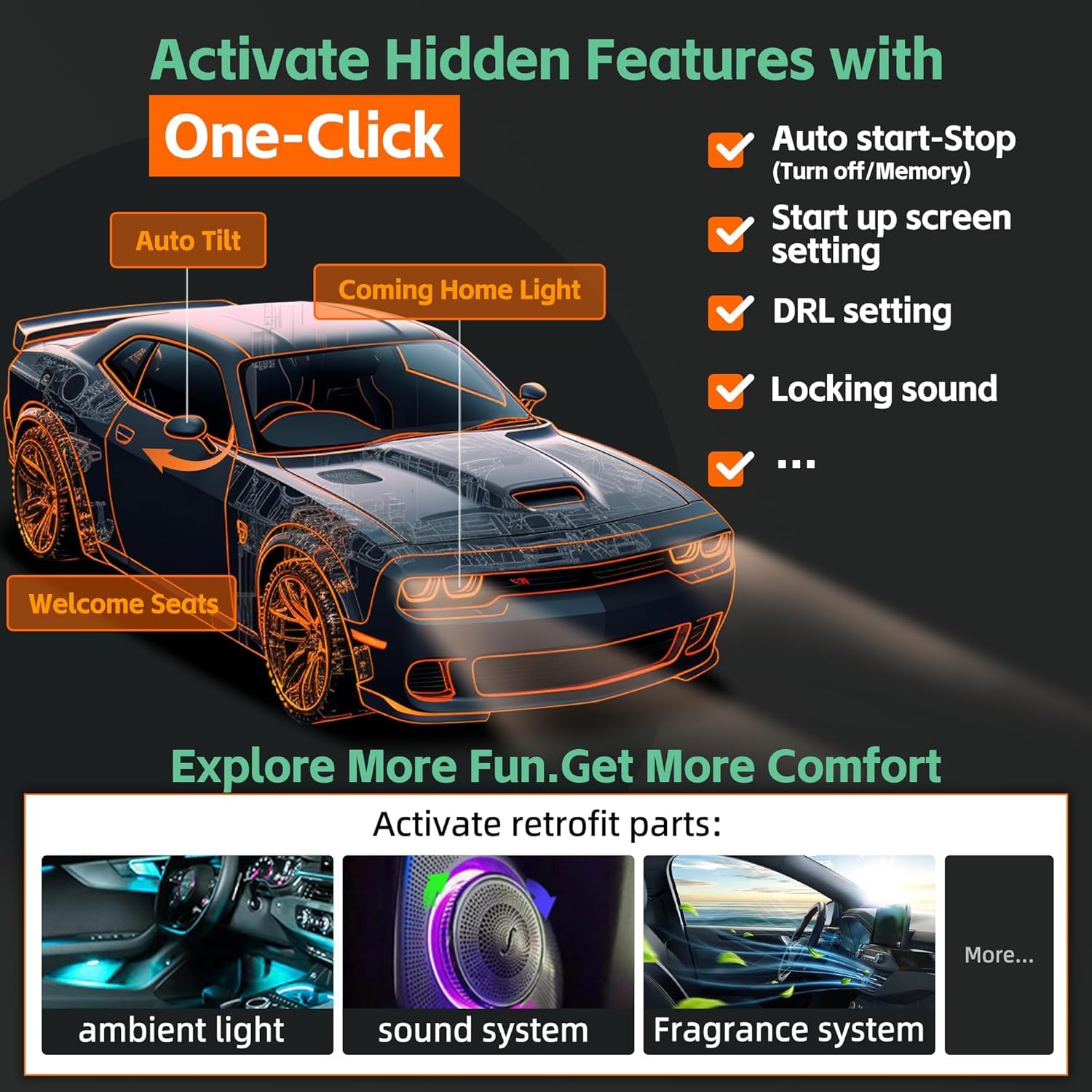 vLinker MS Bluetooth Adaptador OBDII Escáner de Códigos de Coche Herramienta de Diagnóstico del Motor para iOS & Android Windows