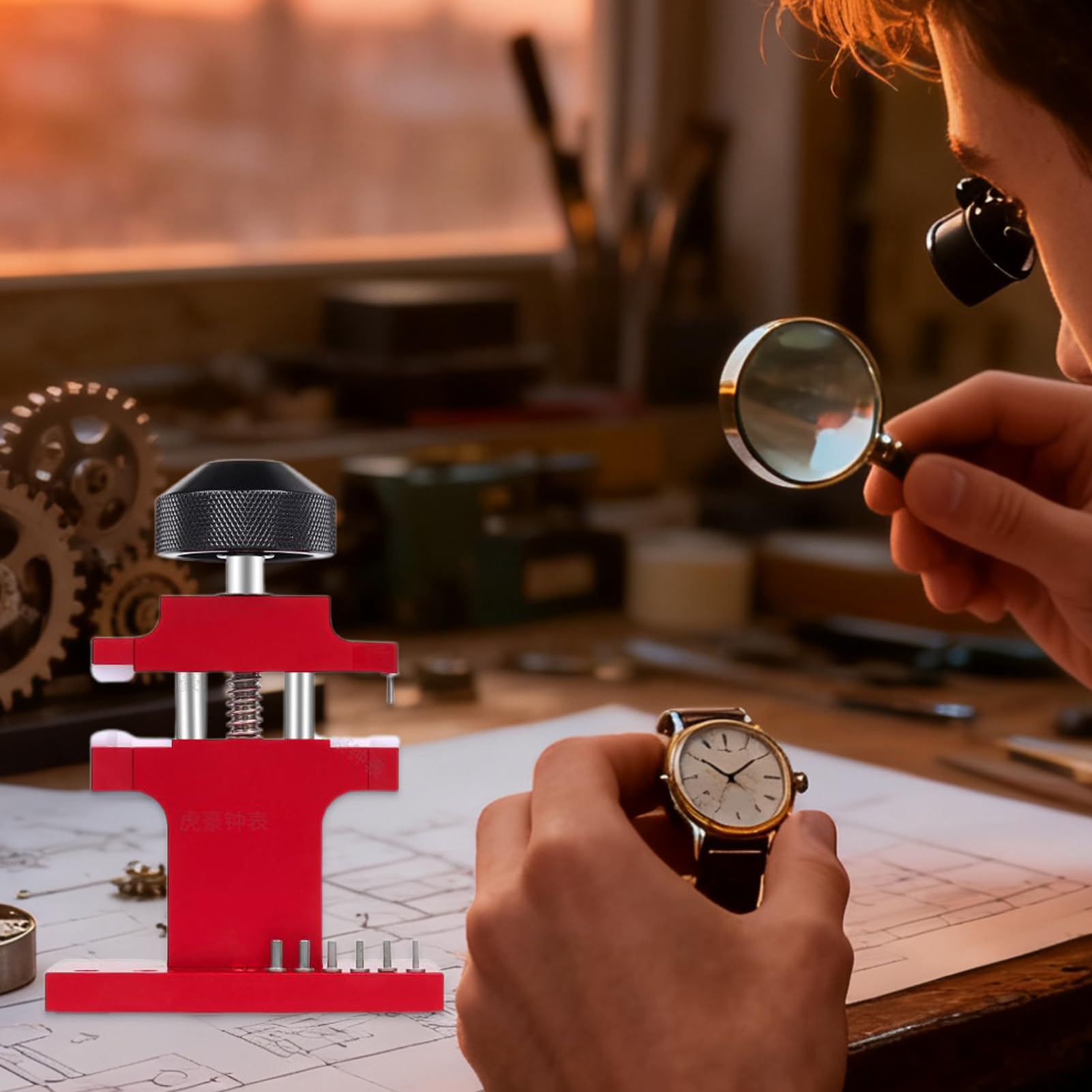 Herramientas De Reparación De Relojes Ergonómico Y De Precisión | Herramienta De Extracción De Tubo De Fricción De Reloj Para Desmontaje Relojería Relojeros Principiantes Cuidado