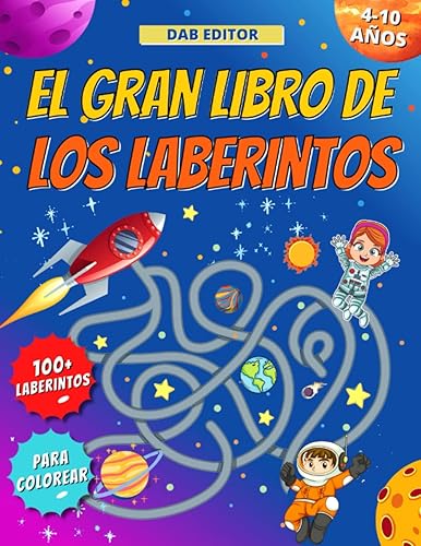 Laberintos para niños: libro de actividades, rompecabezas y pasatiempos para niños 4 - 8 años