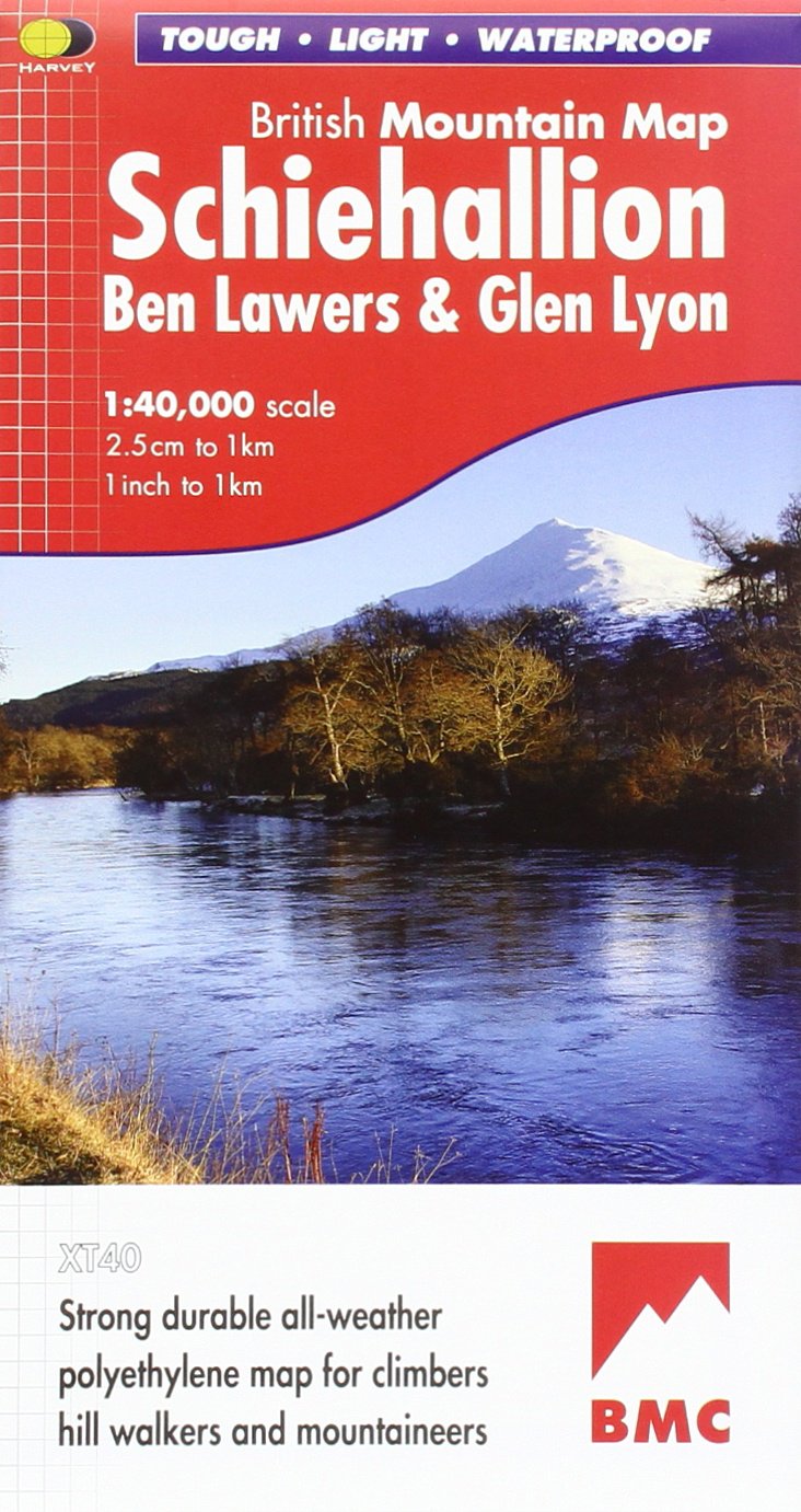 Schiehallion, Ben Lawers and Glen Lyon by Harvey Map Services Ltd