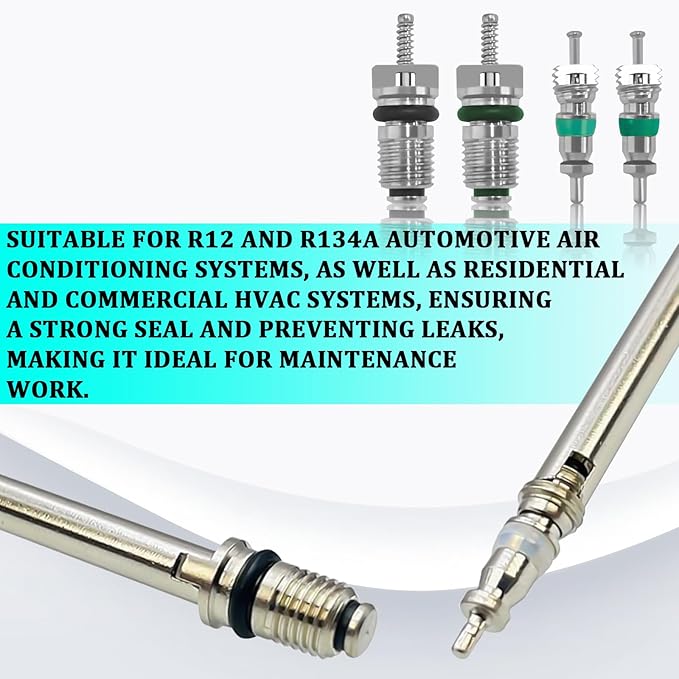 Kit de 39 Piezas para Remover Válvulas Schrader AC R134a R12 miniatura 5
