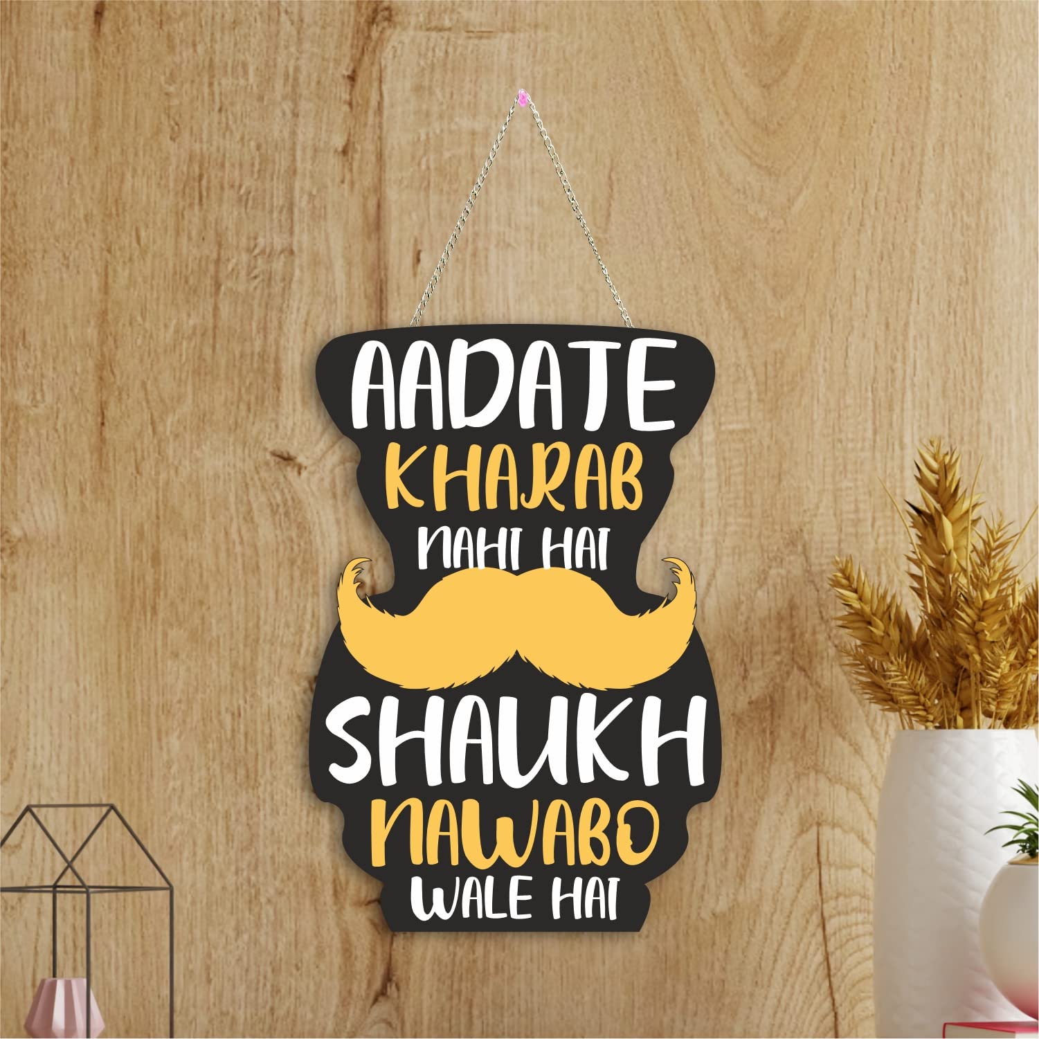Nupur Studios “King Quotes” Wall Decoration/Bedroom Hangings/Study Room/Home Decor/Positive Vibes/Funny Quotes/Gifting 1