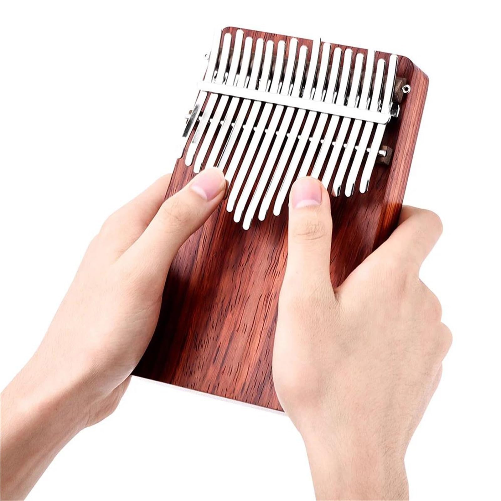 Fortepian Na Kciuk 17-klawiszowy Przenośny Fortepian Kalimba Matetial Z Torbą Naklejki Na Książki Muzyczne Tuning Pickup