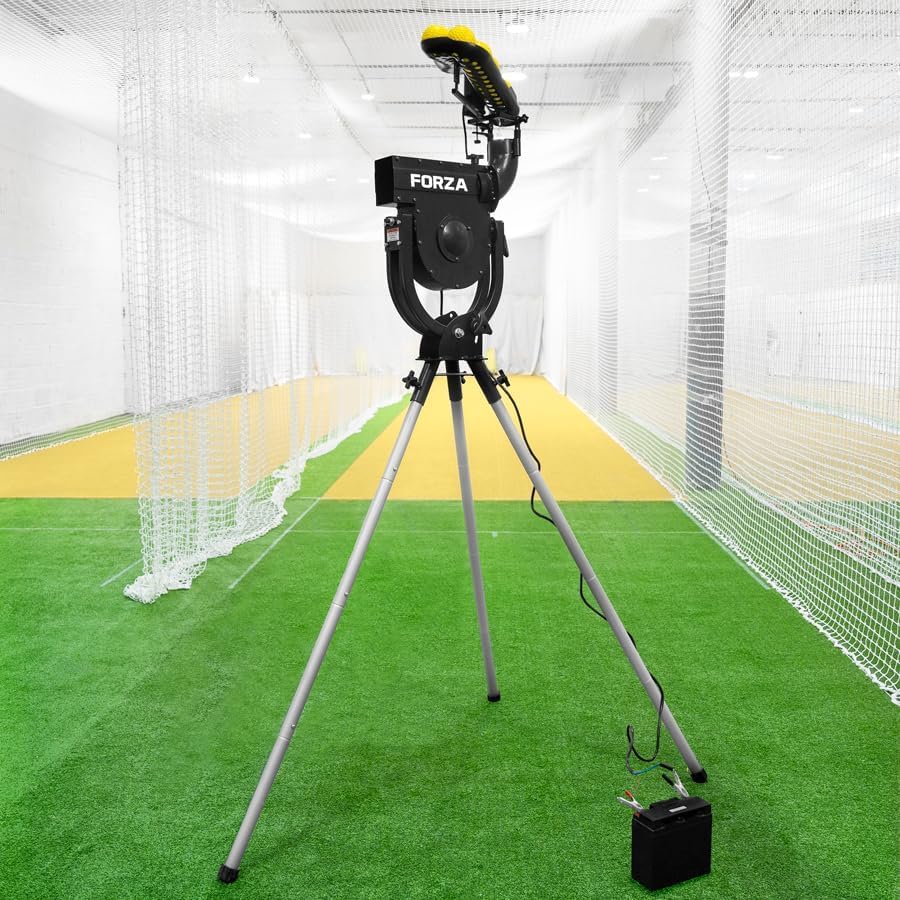 Machine de cricket FORZA V62 à vitesse et rotation réglables