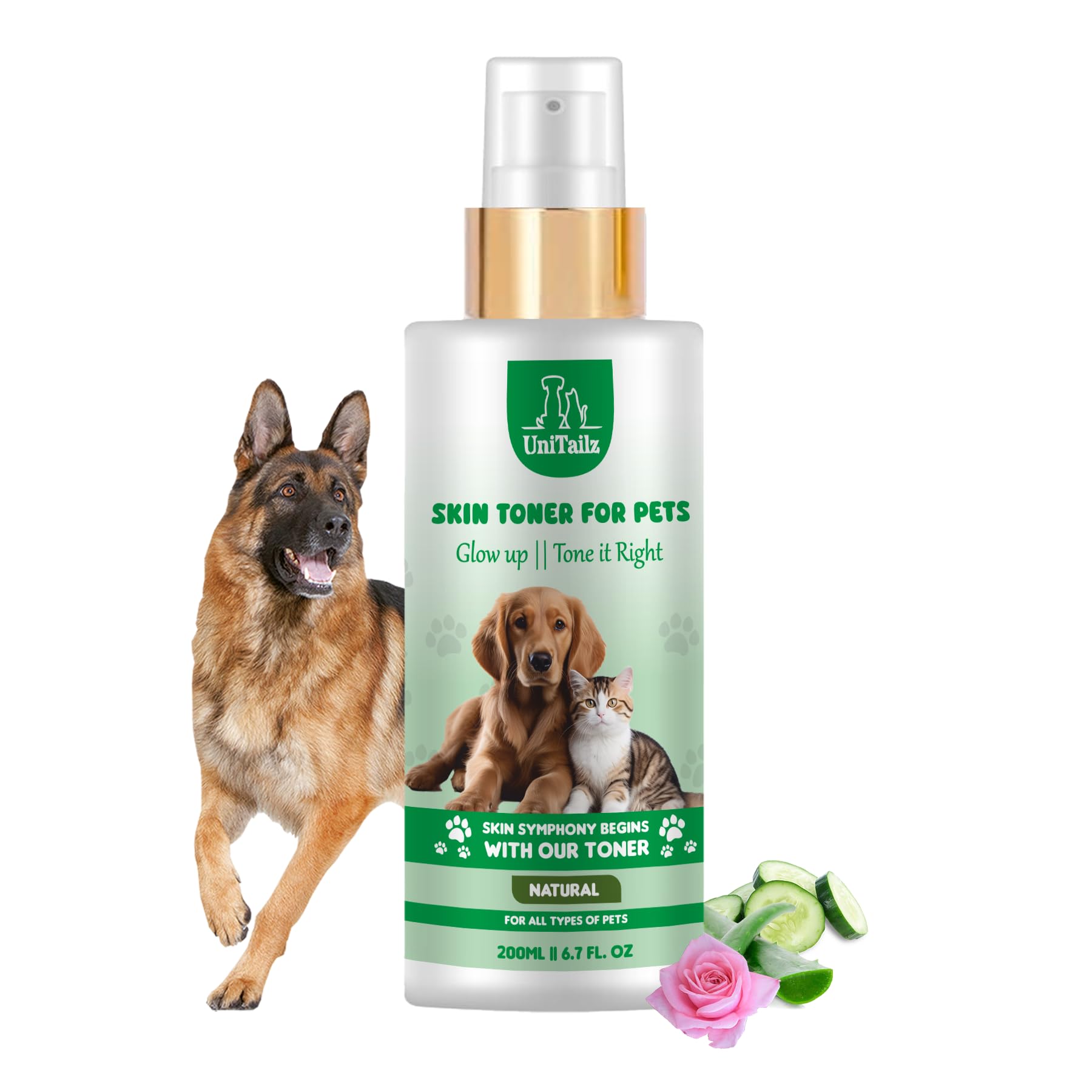 See full amazon price history chart for Unitailz Skin Toner Spray for German Shepherd Dog, Puppy | Help in Itching, Rashes, Infections | Nourishes & Softens The Skin | Made with Natural Actives for All Types of Dog Breeds –200ml Unitailz Skin Toner Spray for German Shepherd Dog, Puppy | Help in Itching, Rashes, Infections | Nourishes & Softens The Skin | Made with Natural Actives for All Types of Dog Breeds –200ml (B0D5C512GS) Amazon Price History, Amazon Price Tracker