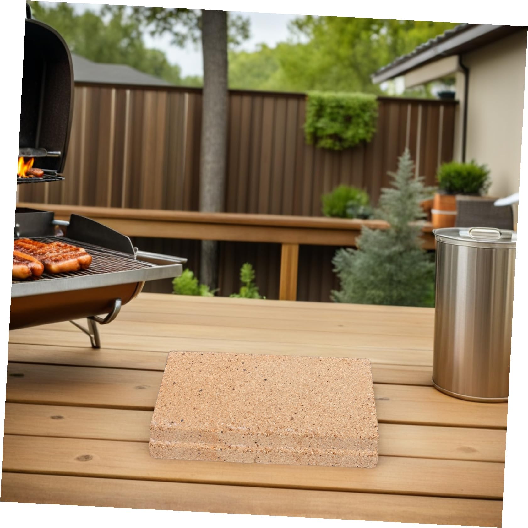 Mattoni in 2 Pezzi Argilla per Refrattari Stufa a Legna Barbecue | Resistono a Temperature Estreme, Stabilità Strutturale Elevata, Limitano Crepe e Danni, Isolamento Termico Efficiente