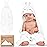 KeaBabies Hooded Baby Towel for Newborn - Viscose Derived from Bamboo Large Baby Bath Towels with Hood for Boys, Girls, Toddler, Extra Absorbent & Soft Newborn Bath Essentials (Bunny, Regular)