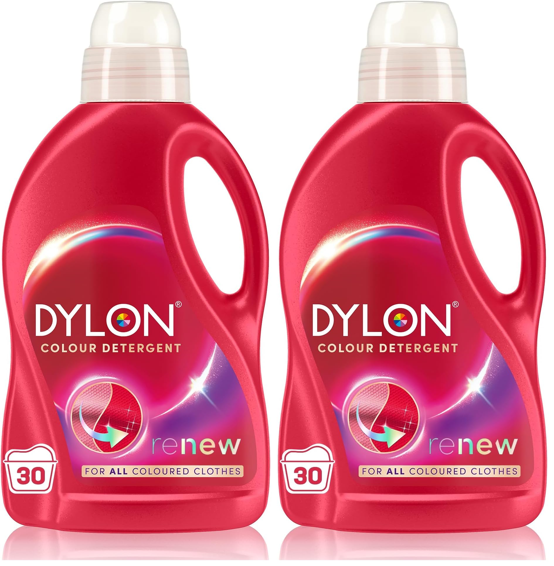Dylon Black & Dark Detergent (30 Wash Loads), Liquid Laundry Detergent for all Black & Dark Clothes, renewing in every wash with optimal results in 10 washes — view 14