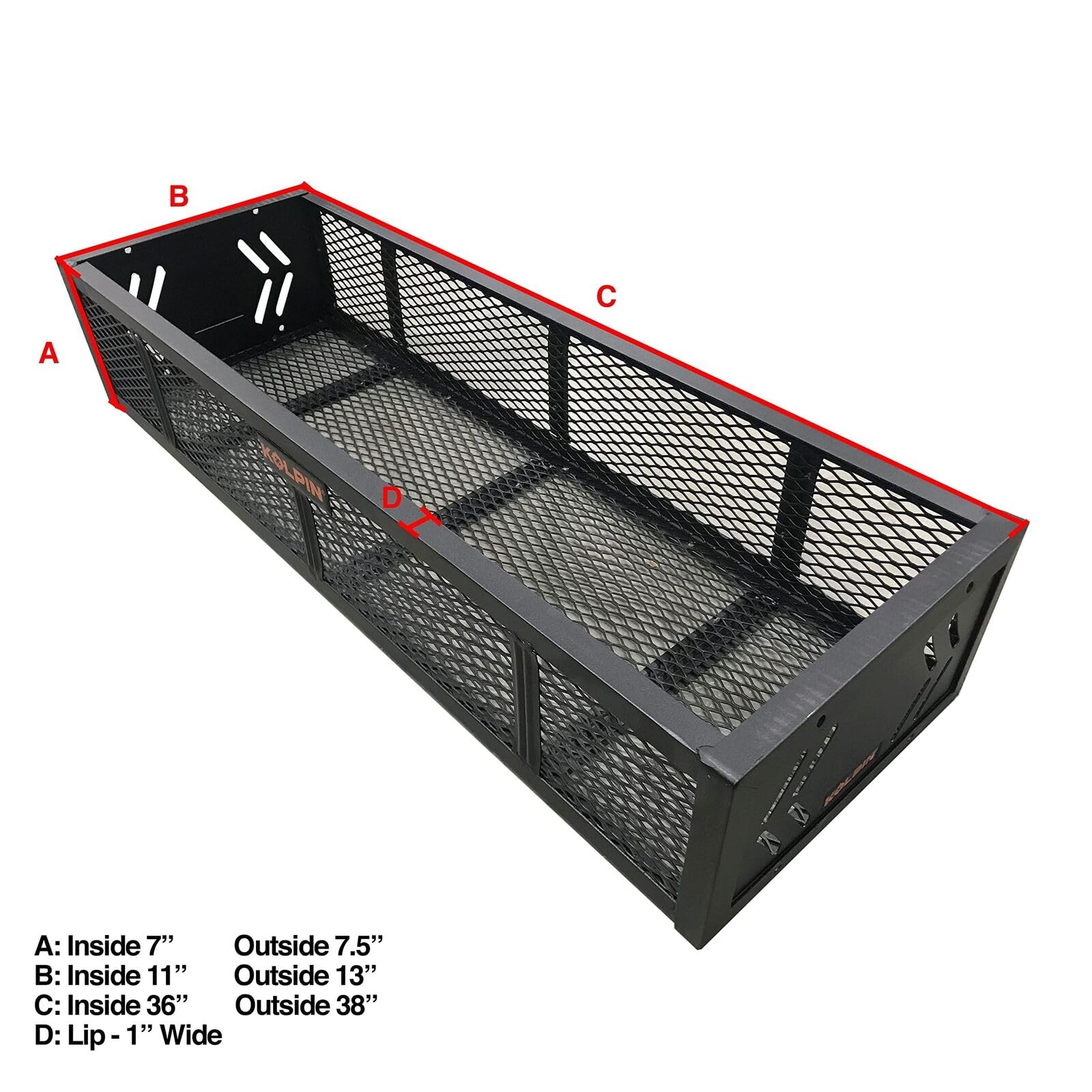 Image secondaire de Kolpin 53360 Panier pour Porte-Bagages Avant de véhicule Tout-Terrain, Noir