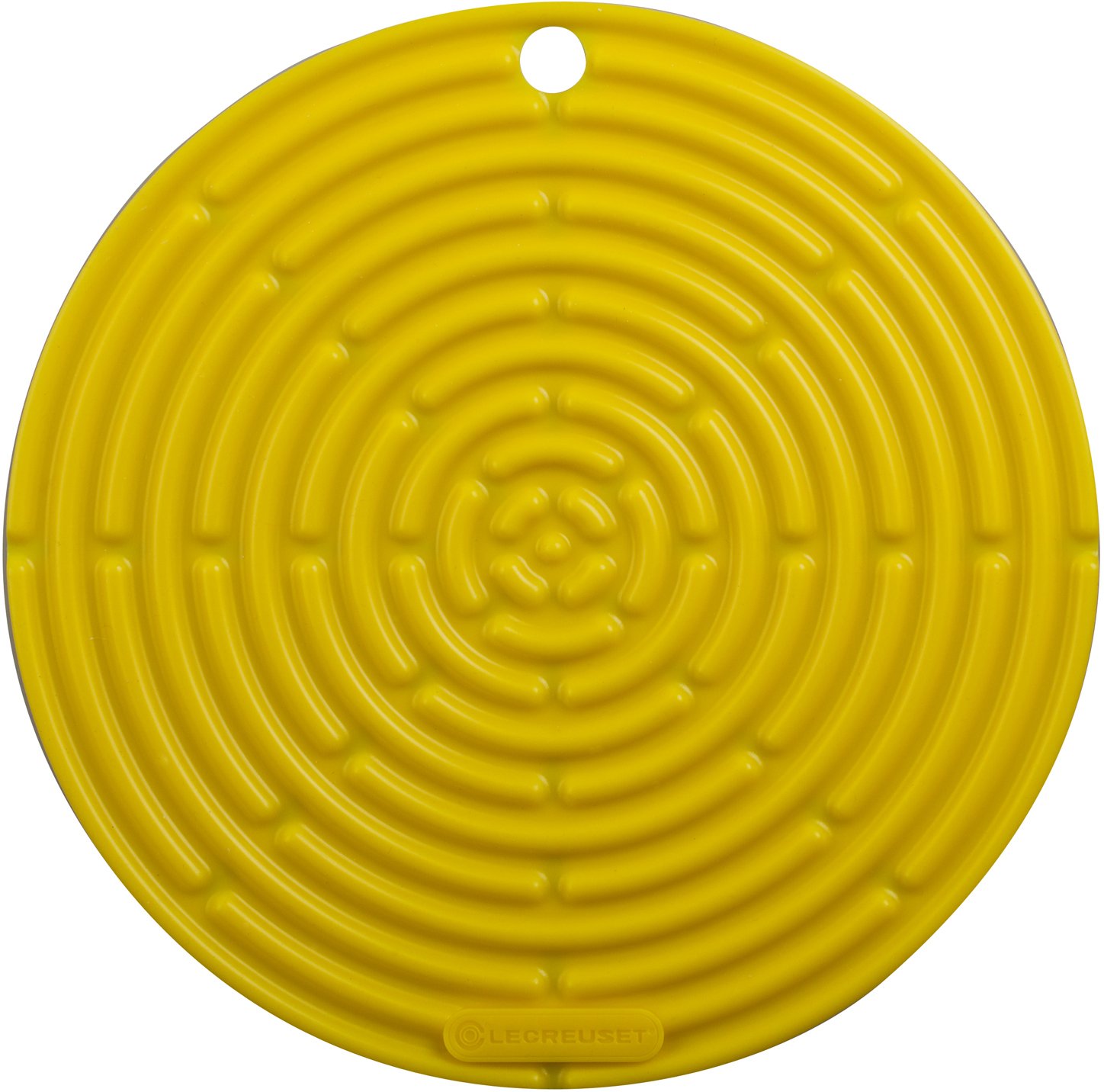 Le Creuset Cool Tool, Pot Holder/Trivet, Silicone, Round, 20 cm, Soleil, 93000230403200