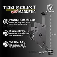 Vista 3 de Mob Armor Tab Mount Maxx Magnetic Tablet Mount - Universal Tablet Holder with Magnetic Base for 7"-13" Tablets - Includes Adhesive Mounting Disc
