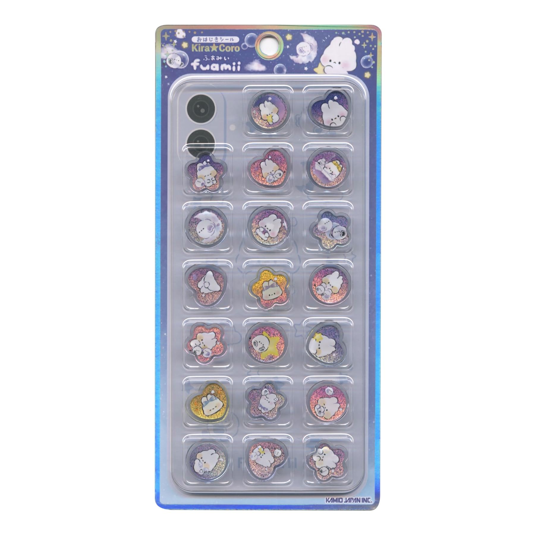 フュージョンキノコ Amazon.co.jp: カミオジャパン ステッカー KIRACOROおはじきシール ふ