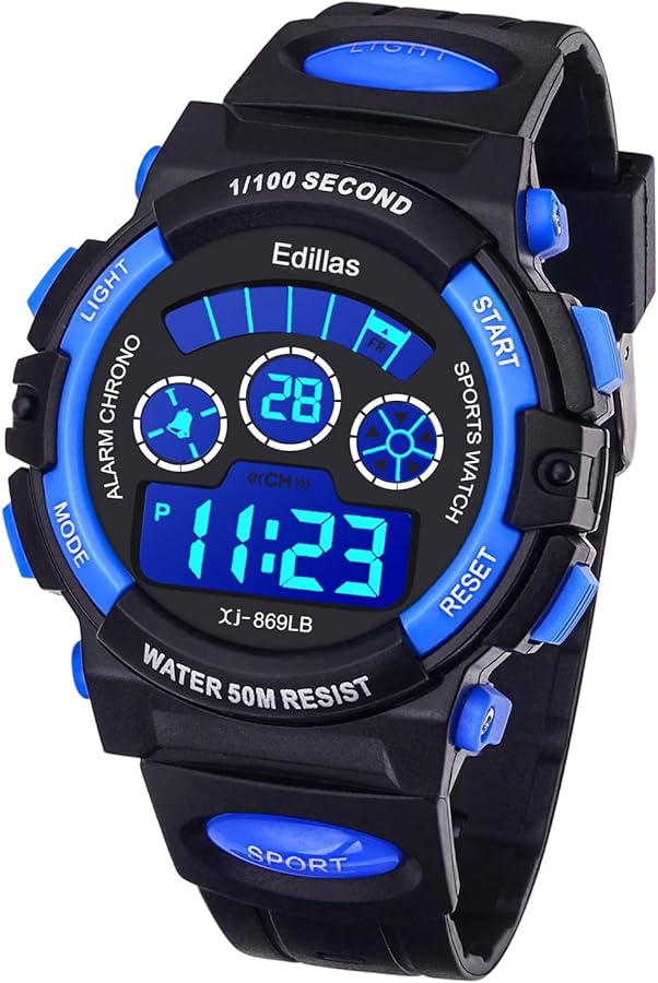 Edillas Digital Watch for Kids: A Colorful, Durable Timepiece for Active Young Adventurers