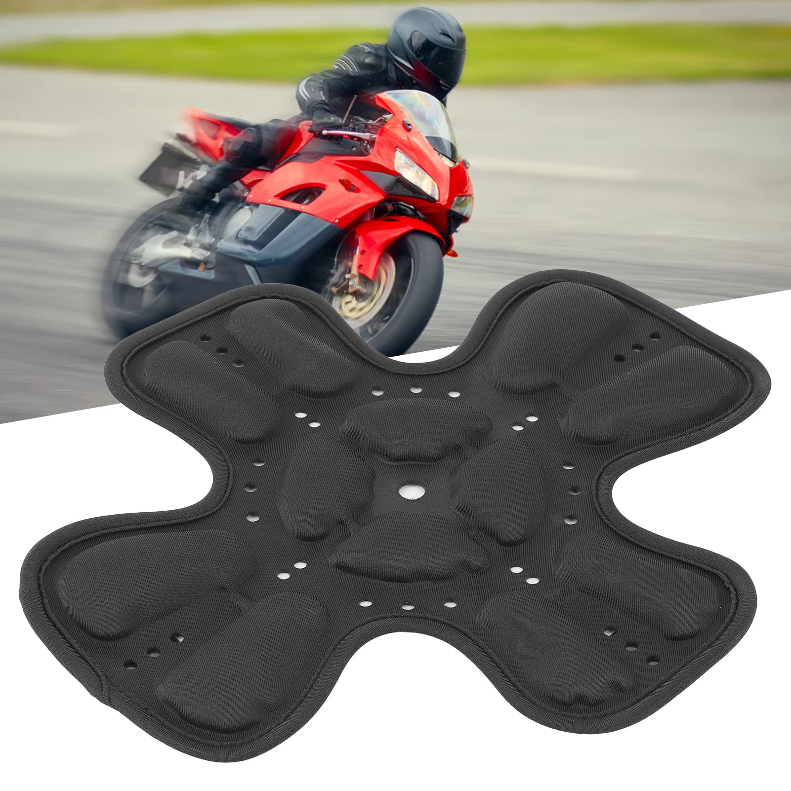 Juego de Acolchado Universal para Casco Espuma Protección para la Cabeza de 360 ​​​​° Bolsillo de Aire 3D Absorción de Golpes Forro para Casco de Motocicleta Anti Sudor Almohadilla para(A)