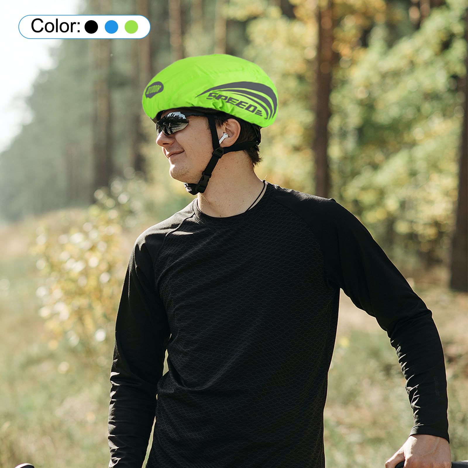 Amazon | PATIKIL バイクヘルメットカバー 3個セットの防水バイク 