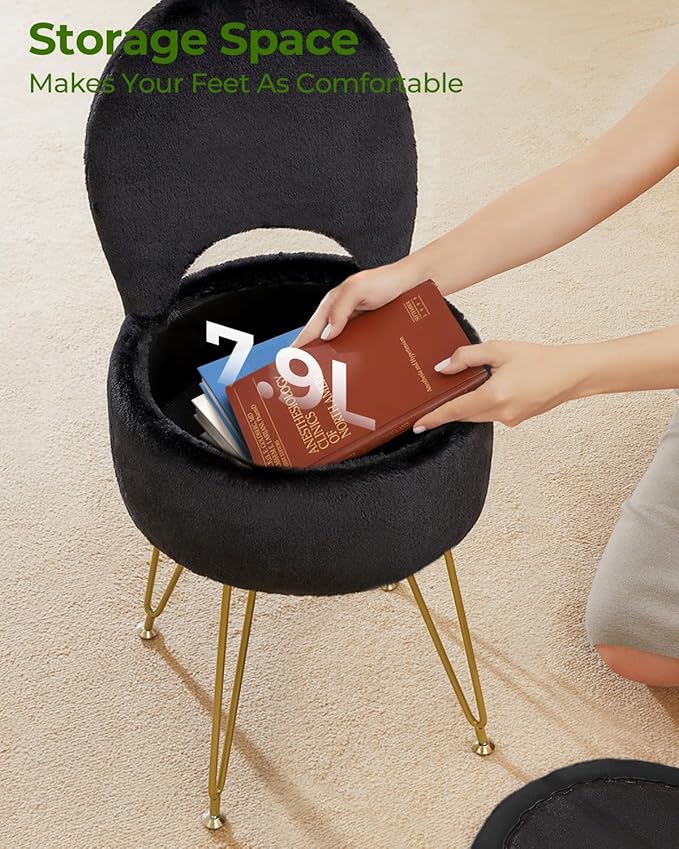 Silla de Oficina Visita con Respaldo Reclinable y Almacenami miniatura 4