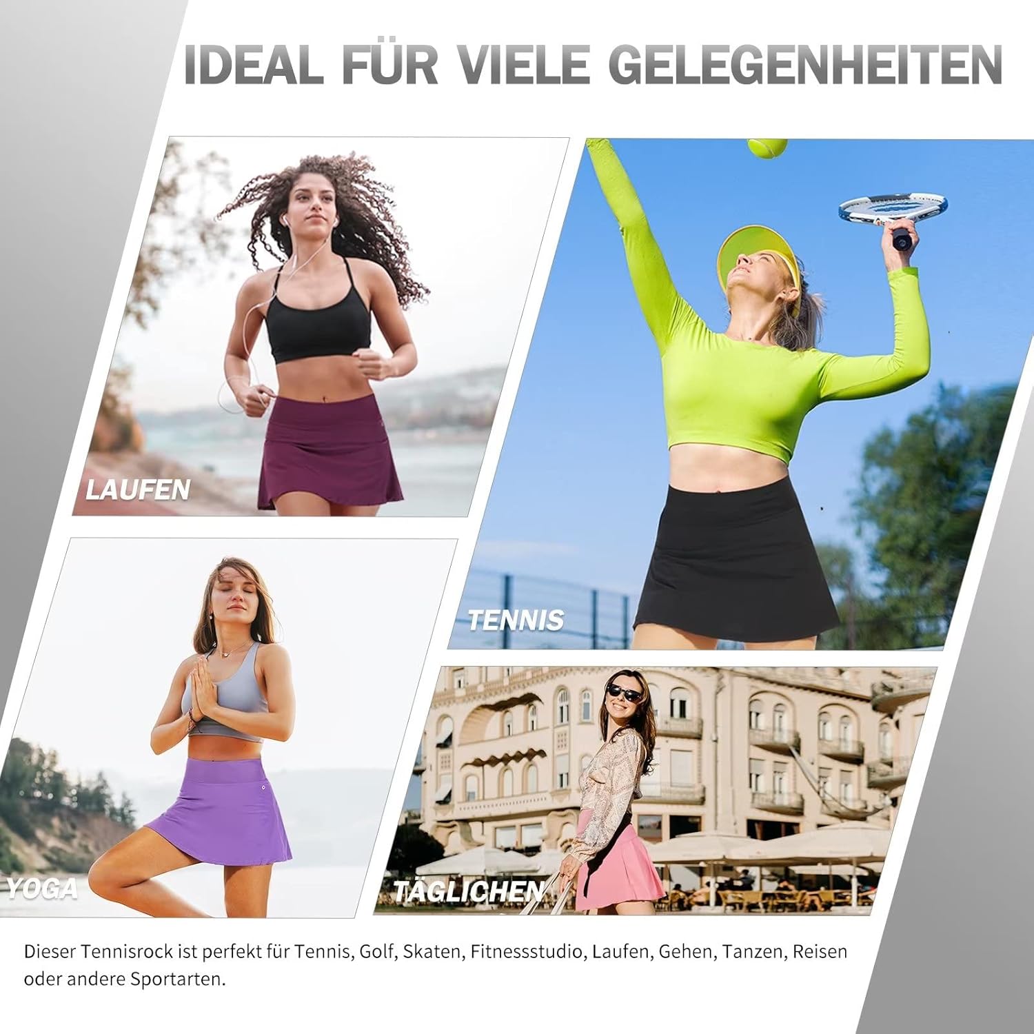 HEAD Head Club Tennis Head Femme Skort Jupe-Short De Tennis