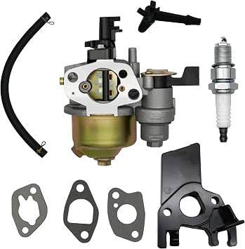 STRONGTHIUM GX160 212cc Carburetor with Insulator Spark Plug Kit for Honda GX200 GX120 5.5 6.5 hp 196cc 200cc Predator 212cc 224cc Engines