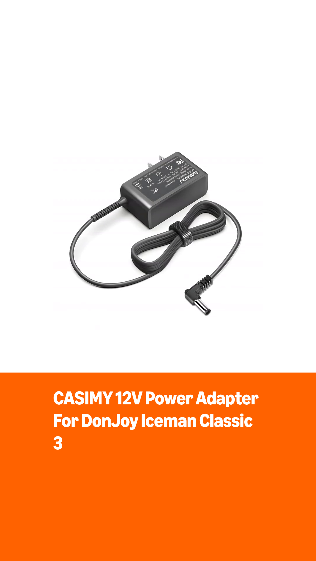 Amazon.com: CASIMY 12V Power Cord Compatible with DonJoy Iceman