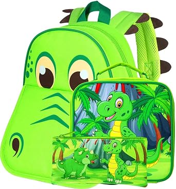 Toddler Backpack for Girls and Boys, Preschool Bookbag, 12" Cute Cartoon Animal School Bag