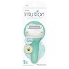 Schick Intuition Sensitive Care Razor for Women with 2 Moisturizing Razor Blade Refills with Natural Aloe