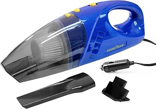 Wet & Dry 12V Vacuum Cleaner - Powerful Car Vacuum with Multi-Surface Cleaning Capability| Compact Design| Convenient 12V Power Adapter| Easily clean liquid spills, dust, dirt, pet hair, mud