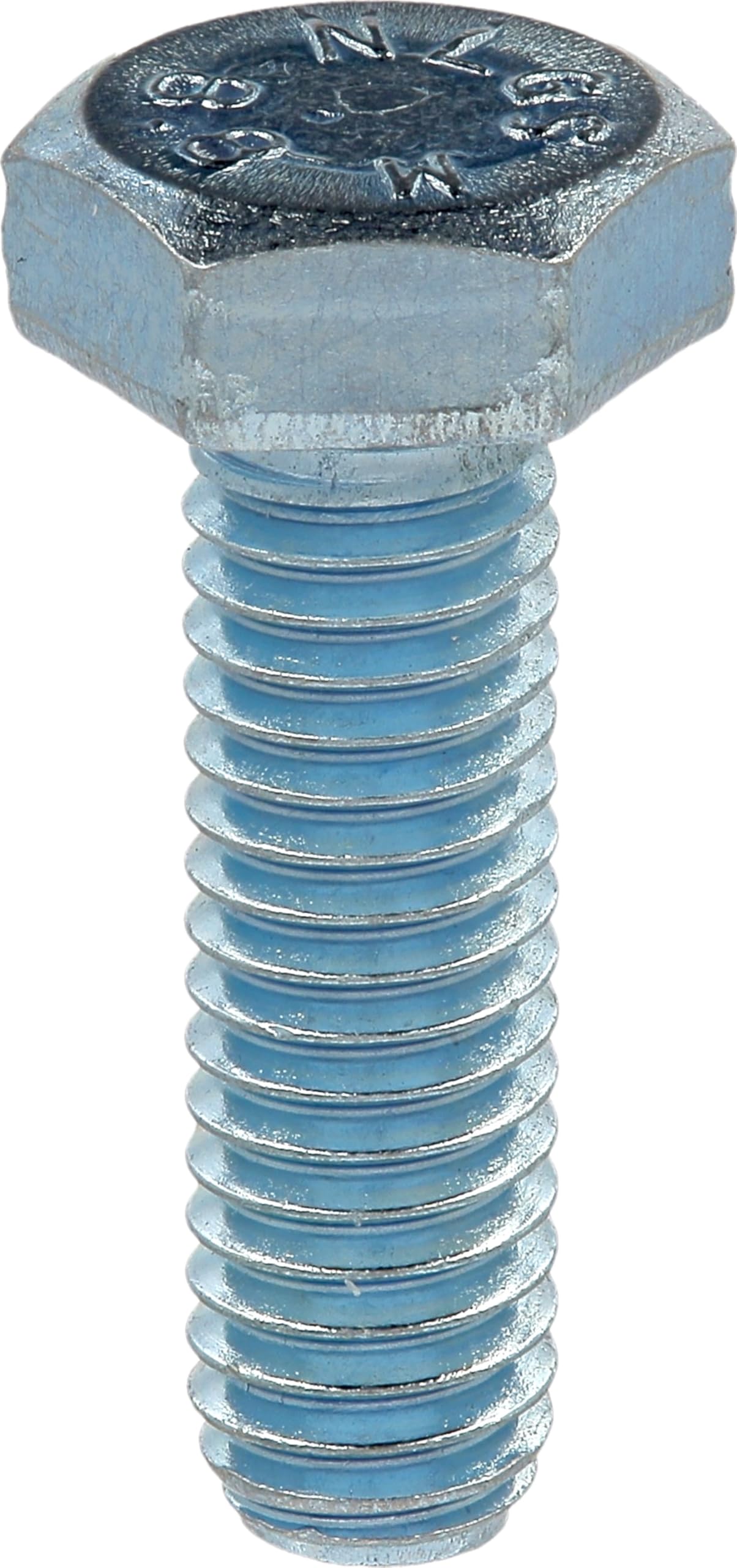 Vis à Métaux Tête Hexagonale M6 - Acier 8.8 - Blister de 21