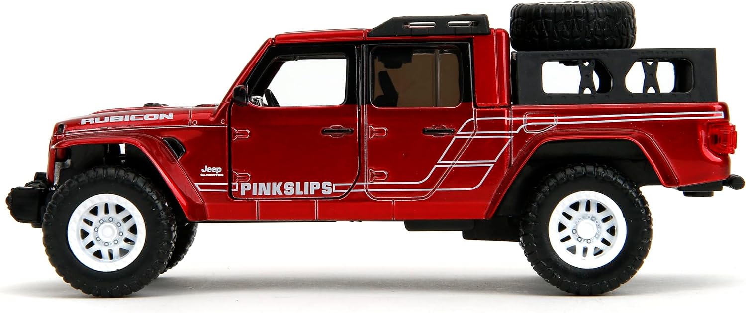 Jada Pink Slips 1:32 Jeep Gladiator Die-Cast Car, Toys for Kids and Adults