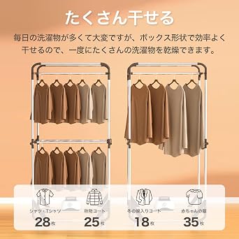 Clothes Dryer, Room Dryer, Folding Type, Large Capacity, Dryer for Clothes, High Temperature and Quick Drying, Disinfecting, Wrinkle Resistant, Mildew Prevention, Timer Function, Energy Saving, Easy
