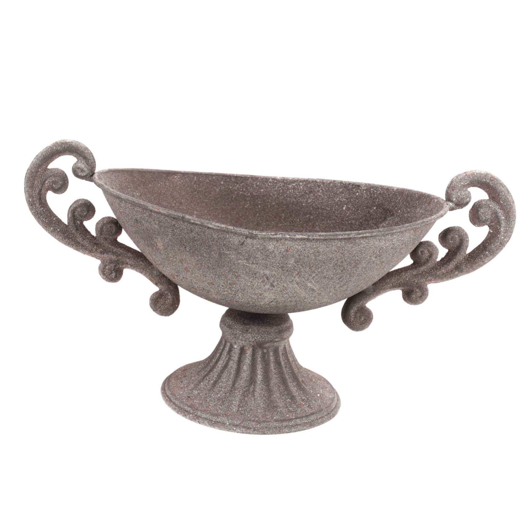 Pot de fleurs vintage en métal antirouille solide et finitions premium