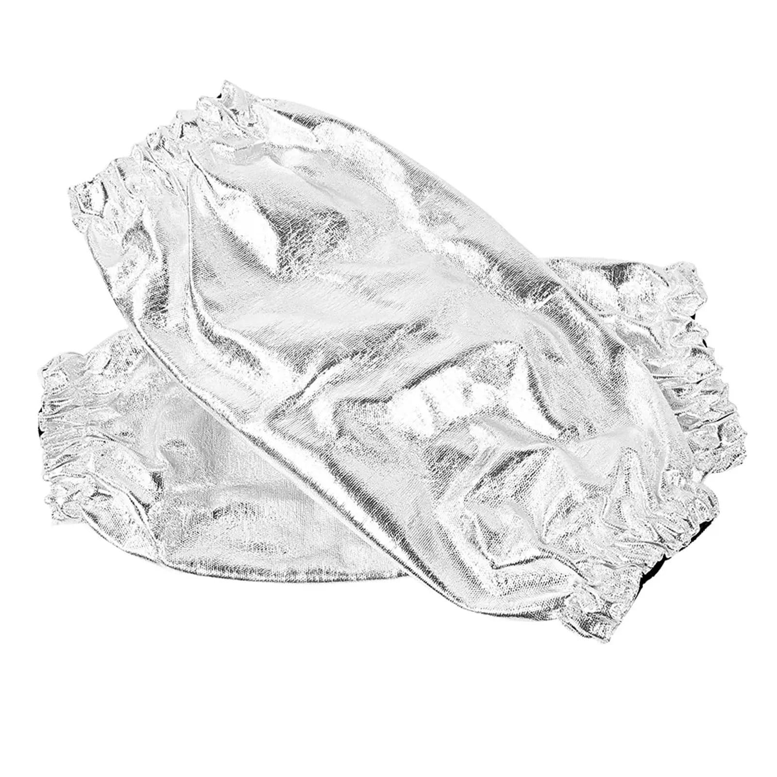 Manchons à Souder En Cuir Manches de protection contre la chaleur, manches soudage, cuisine ignifugées en feuille d'aluminium, for les bras (hommes)